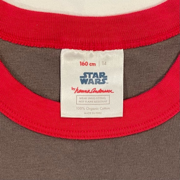 Hanna Andersson Star Wars Halloween Pajamas Boys 14 160 cm Skeleton Darth Vader - Picture 3 of 3